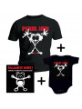 Duo Rockset con camiseta para papá de Pearl Jam y body para bebé de Pearl Jam y CD