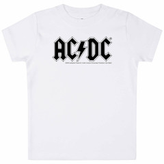 ACDC Camiseta Bebé/Niños Blanca - (Logo)