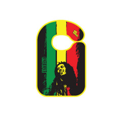 Babero bebe Rock Bob Marley One love