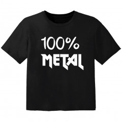 Camiseta Metal para bebé 100% Metal