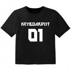 Camiseta Rock para niños keyboardist 01