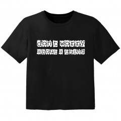 Camiseta Rock para niños don't worry about a thing