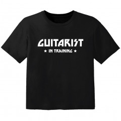 Camiseta Rock para niños guitarist in training