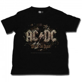 camisetas rockeras para ninos AC/DC