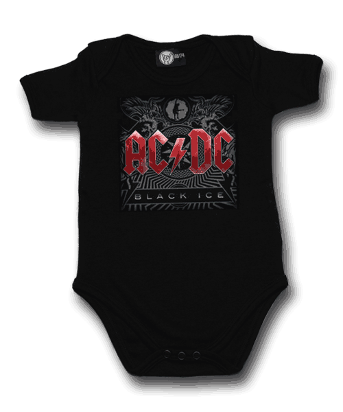 Body Bebé AC/DC Black Ice