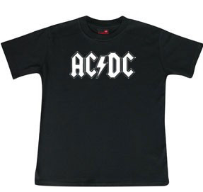 Camiseta AC/DC Logo White para niños