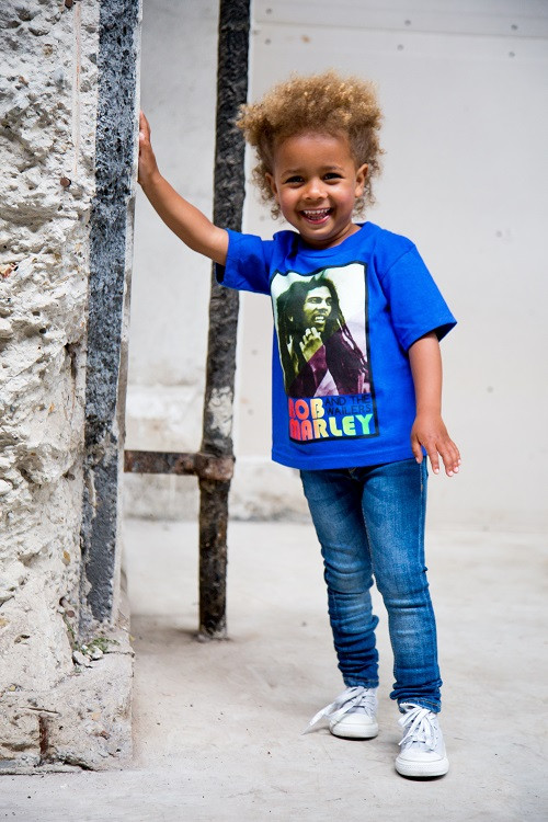 Hundimiento Peave Profesor Camiseta Bob Marley Rasta para niños