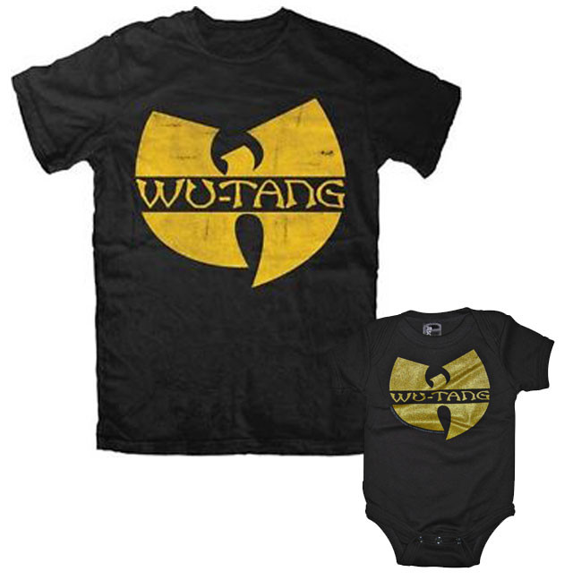 Productividad Analgésico triángulo Duo Rockset con camiseta para papá de Wu-Tang Clan y body para bebé de Wu- Tang Clan