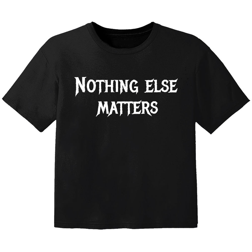 Camiseta Metal para bebé nothing else matters