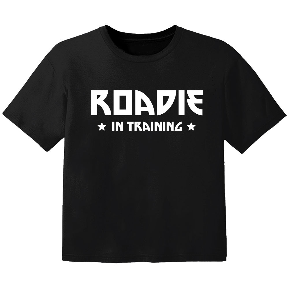 Camiseta Cool para bebé roadie in training