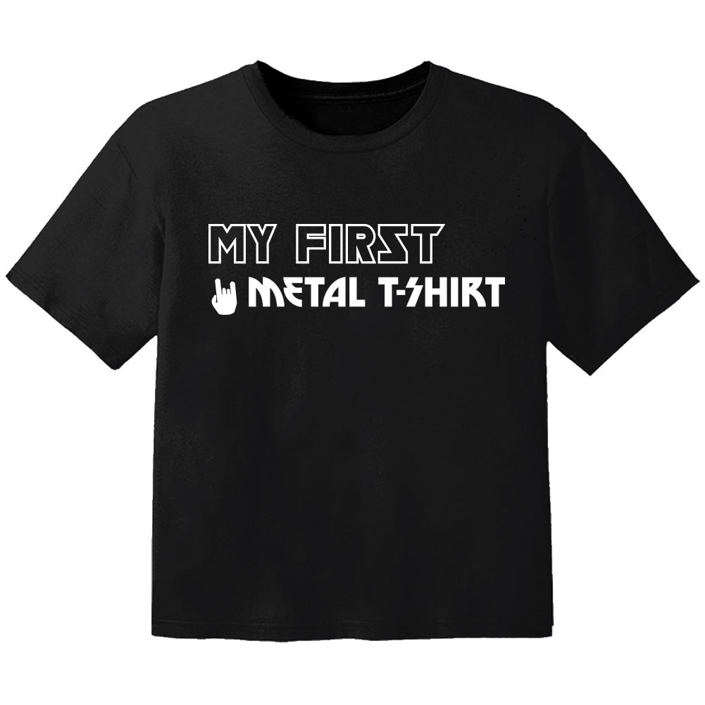 Camiseta Rock para niños my first Metal T-Shirt