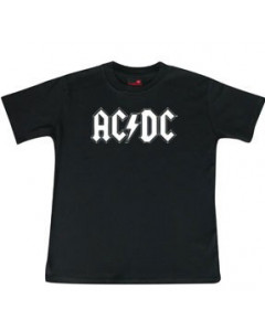 Camiseta AC/DC para niños Logo White 