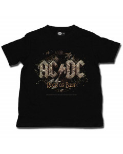 Camiseta rockeras para ninos AC/DC