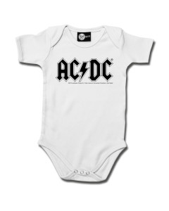 AC/DC Body Bebé ingenio - logo negro