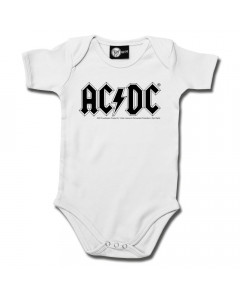 Body Bebé AC/DC Logo White