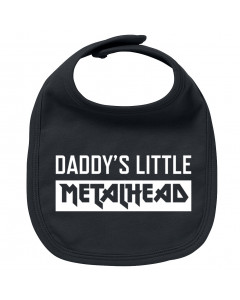 Babero bebe Metal Daddy's little Metalhead