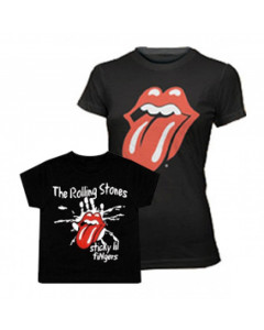Duo Rockset con camiseta para mamá de Rolling Stones y camiseta para Niños de Rolling Stones