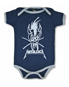Body Bebé Metallica Scary guy blue