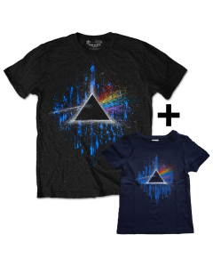 Duo Rockset con camiseta para papá de Pink Floyd y camiseta para niños de Pink Floyd