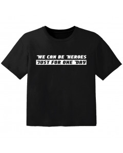 Camiseta Cool para bebé we can be heroes j