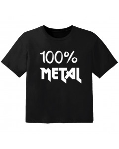 Camiseta Rock para niños 100% Metal